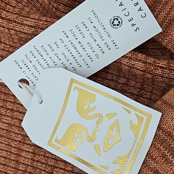 OBEY WORLDWIDE Pretty Fancy Orange Fall Dress NWT - Picture 12 of 16